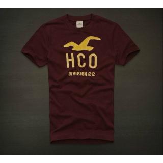 Tee shirt Hollister Marron Homme